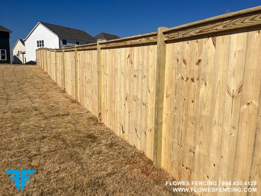 Charleston Style Wood Fence