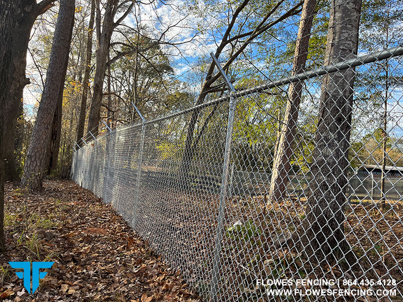 Chainlink Commercial Fence Project | UpChem - Flowes Fencing ...